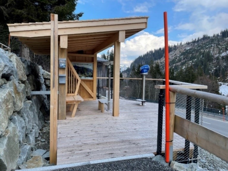 Gamsbeobachtungsstation am Riedbergpass Gamsbeobachtungsstation am Riedbergpass - Hörnerdörfer im Allgäu