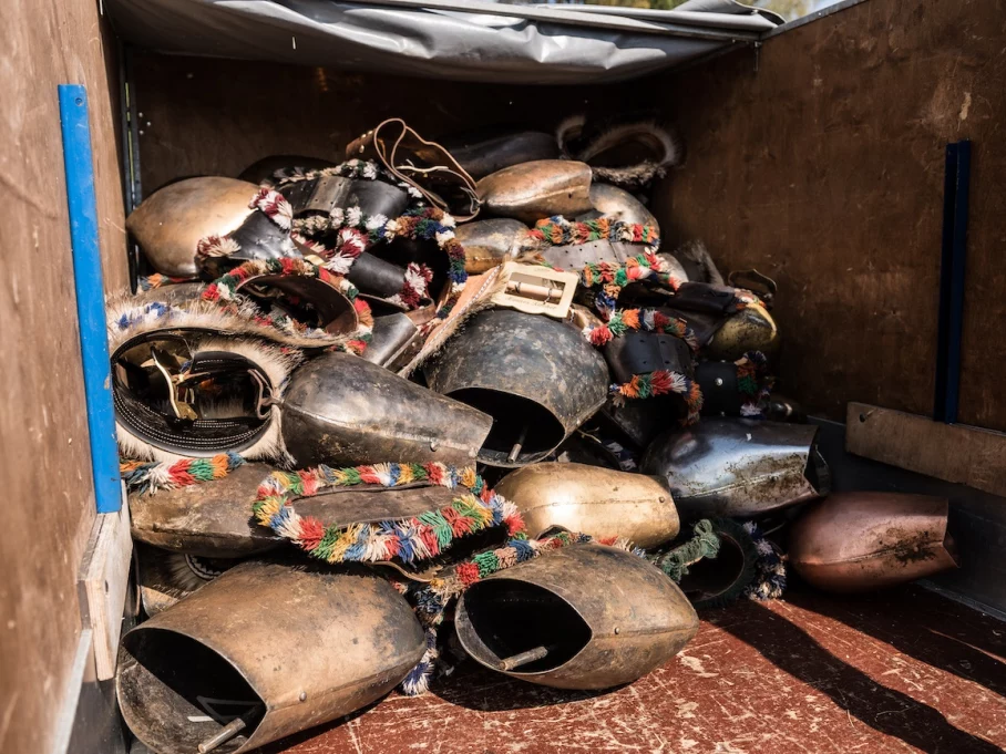 Zugschellen beim Viehscheid - Hörnerdörfer im Allgäu