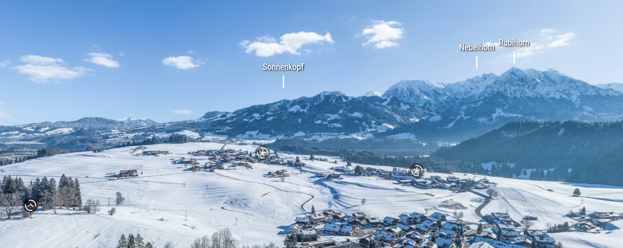 Obermaiselstein zum Winterurlaub - Hörnerdörfer im Allgäu