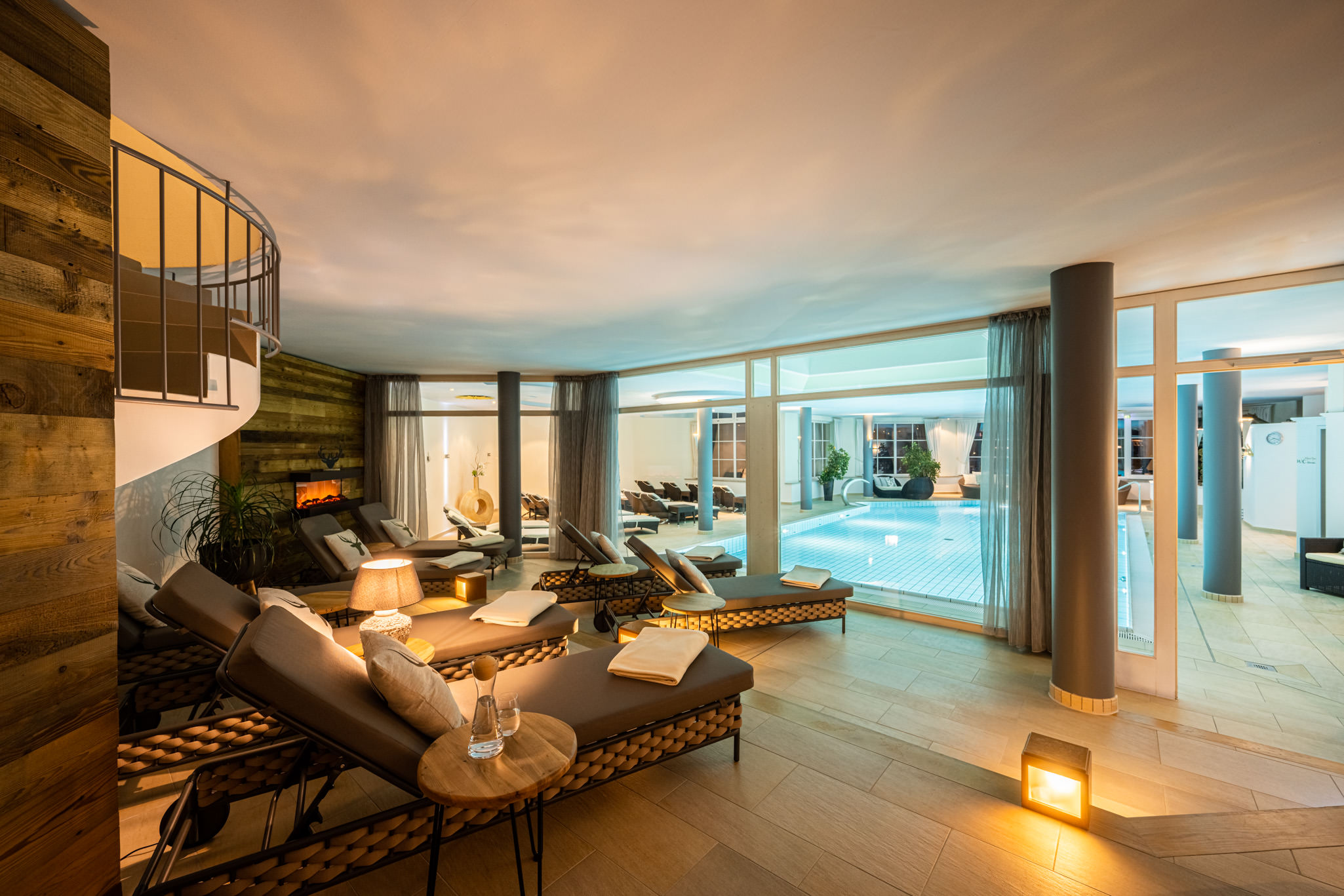 Ruhen und Entspannen im AlpenSpa des Berwanger Hofs