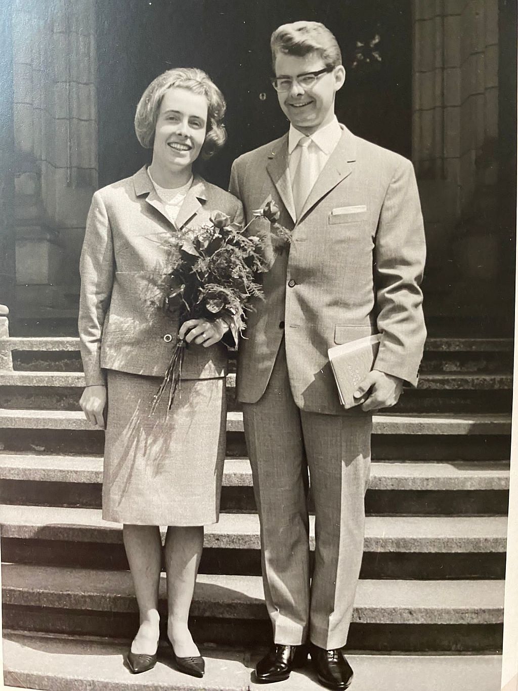 Getrennte Zimmer im Urlaub? Liebe hat es ausgehalten. Hochzeit 1965. Mann und Frau