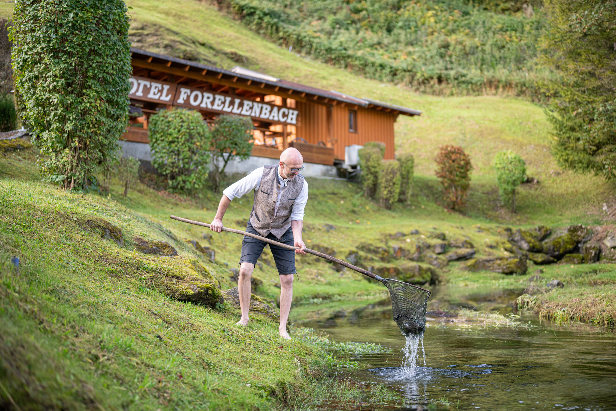 Fangfrische Forellen aus der Bittlerquelle in Fischen im Allgäu