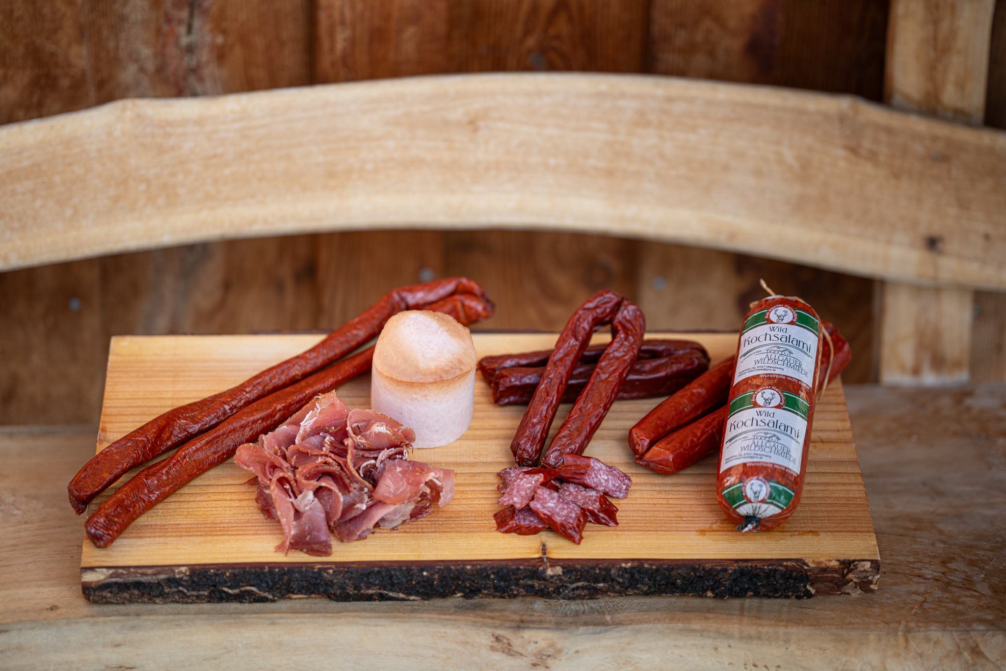 Wild. Ein regionales Produkt aus Ofterschwang Wild-Wurstspezialitäten aus den Hörnerdörfern