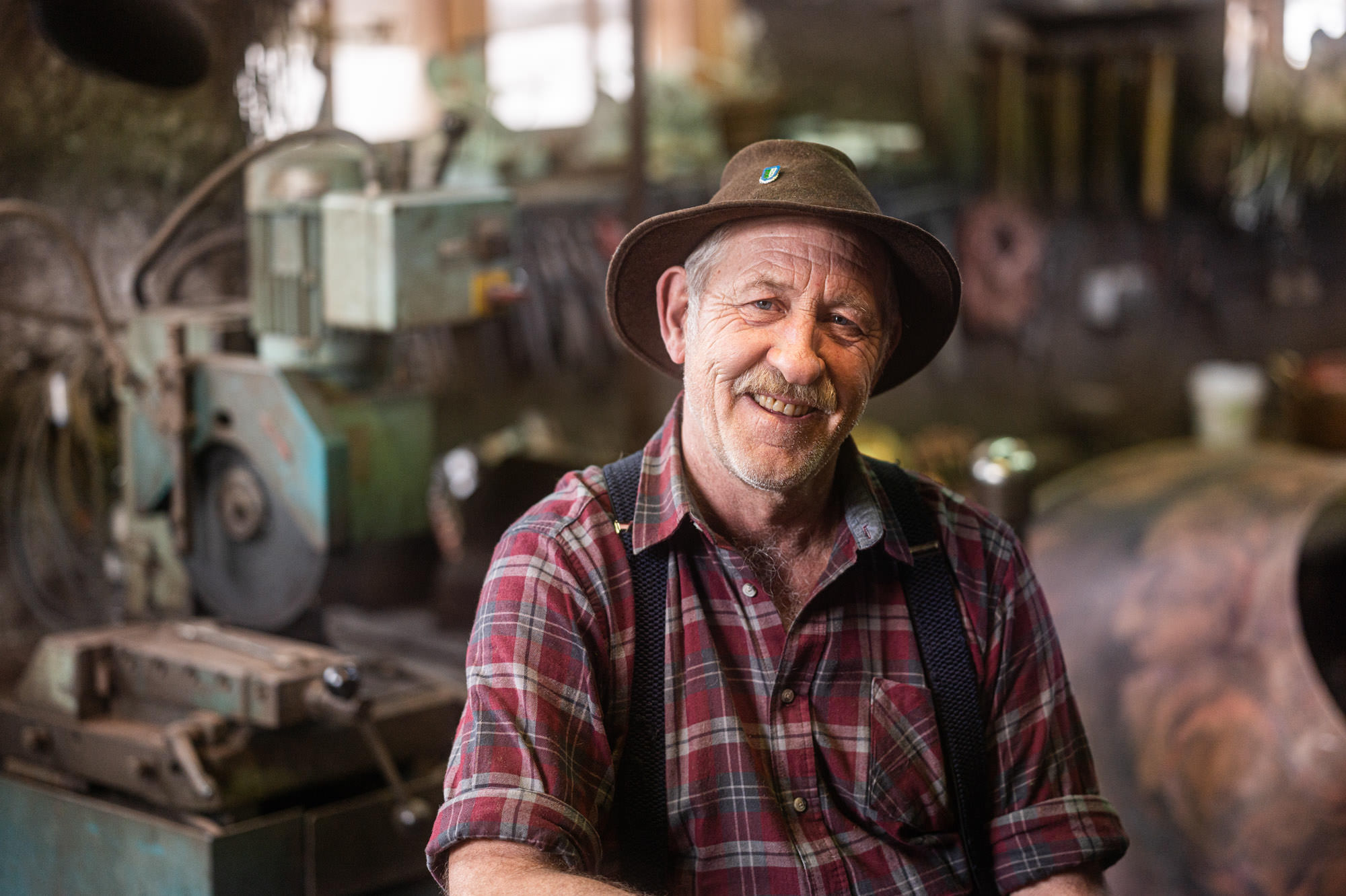 Hörnerdörfer Originale - Hans Rimmel, Kupferschmied Hörnerdörfer Originale - Hans Rimmel, Kupferschmied