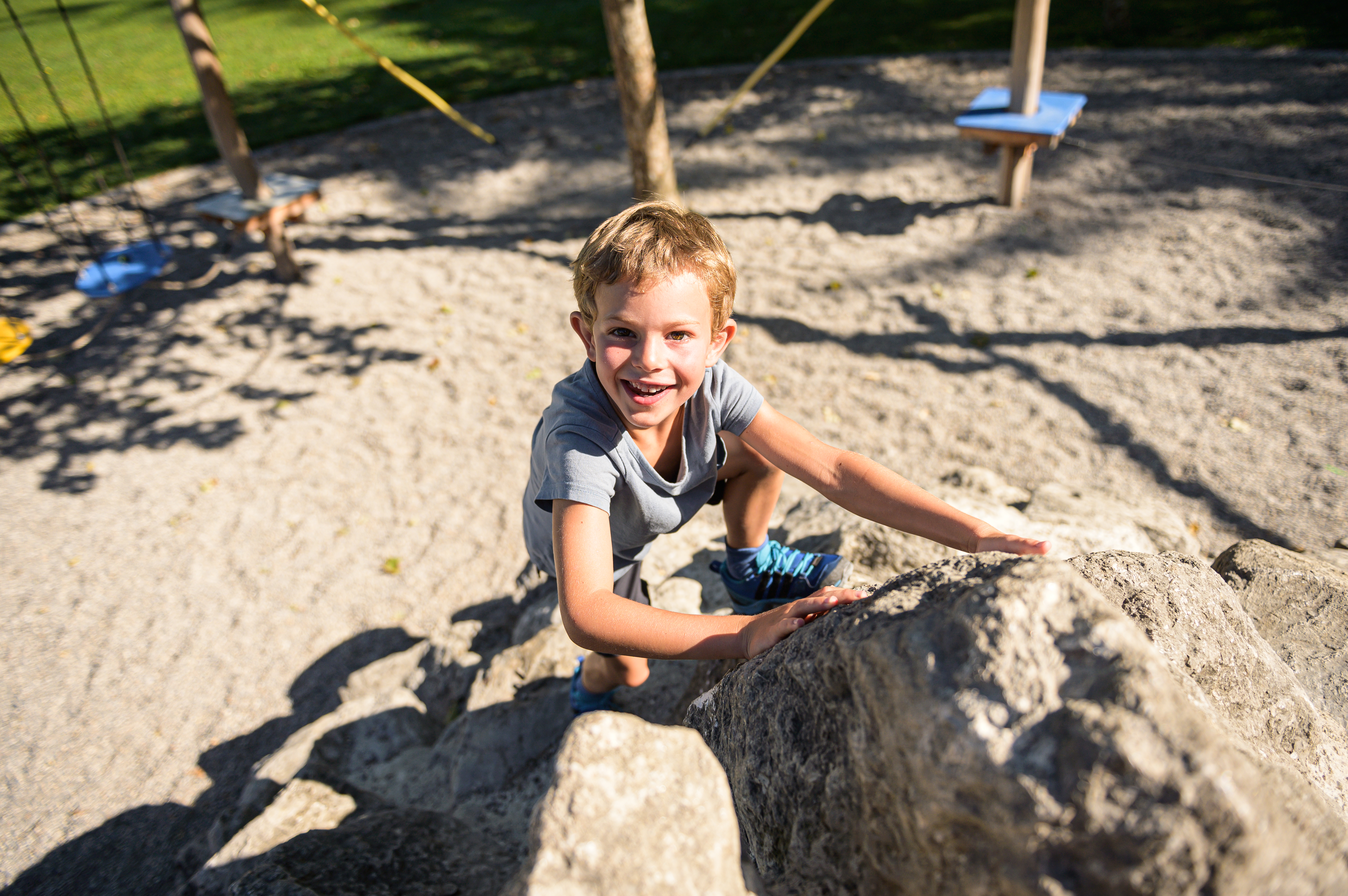 Kletterfelsen in Fischen