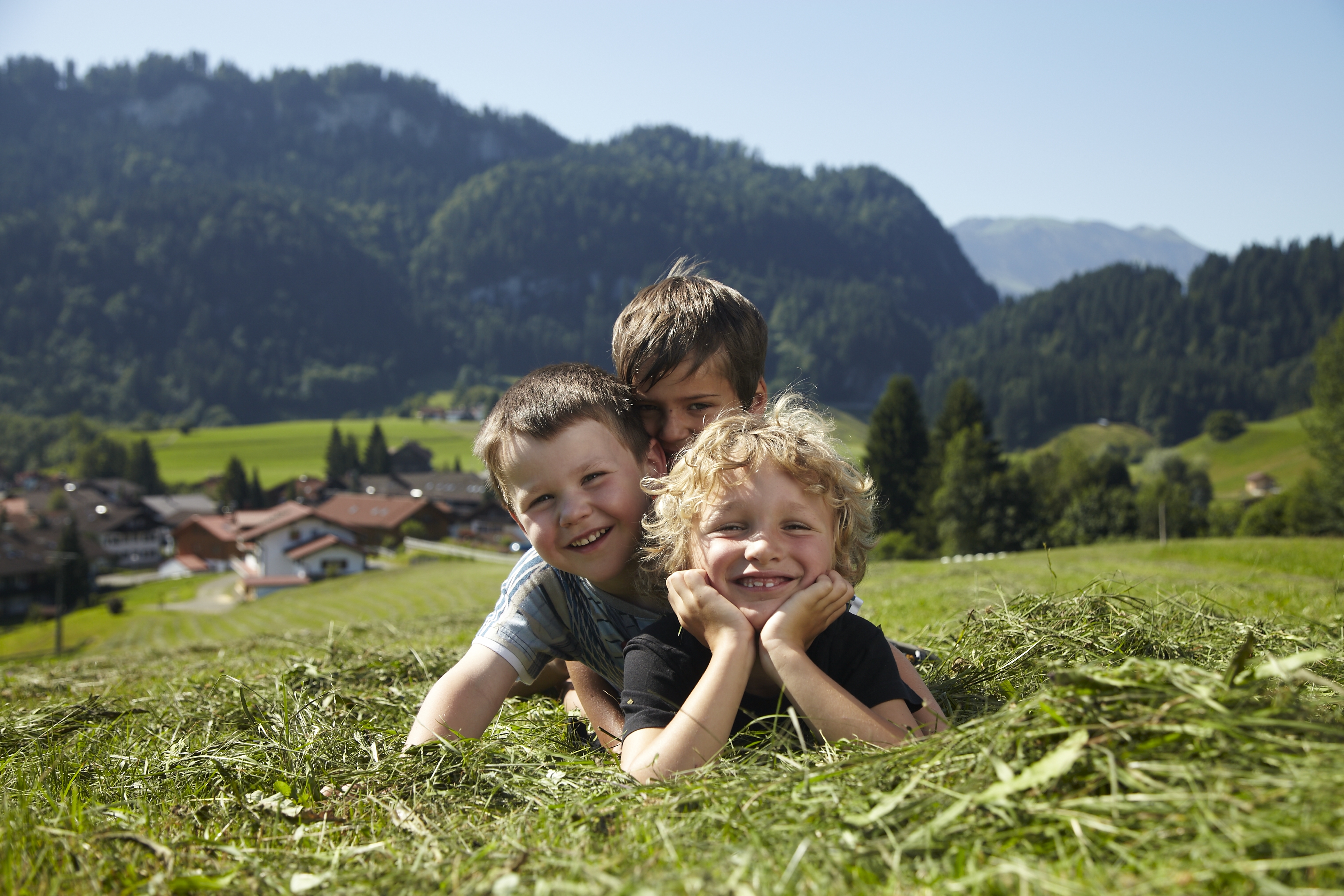 Bauernhofurlaub Obermaiselstein- Freiraum zum spielen