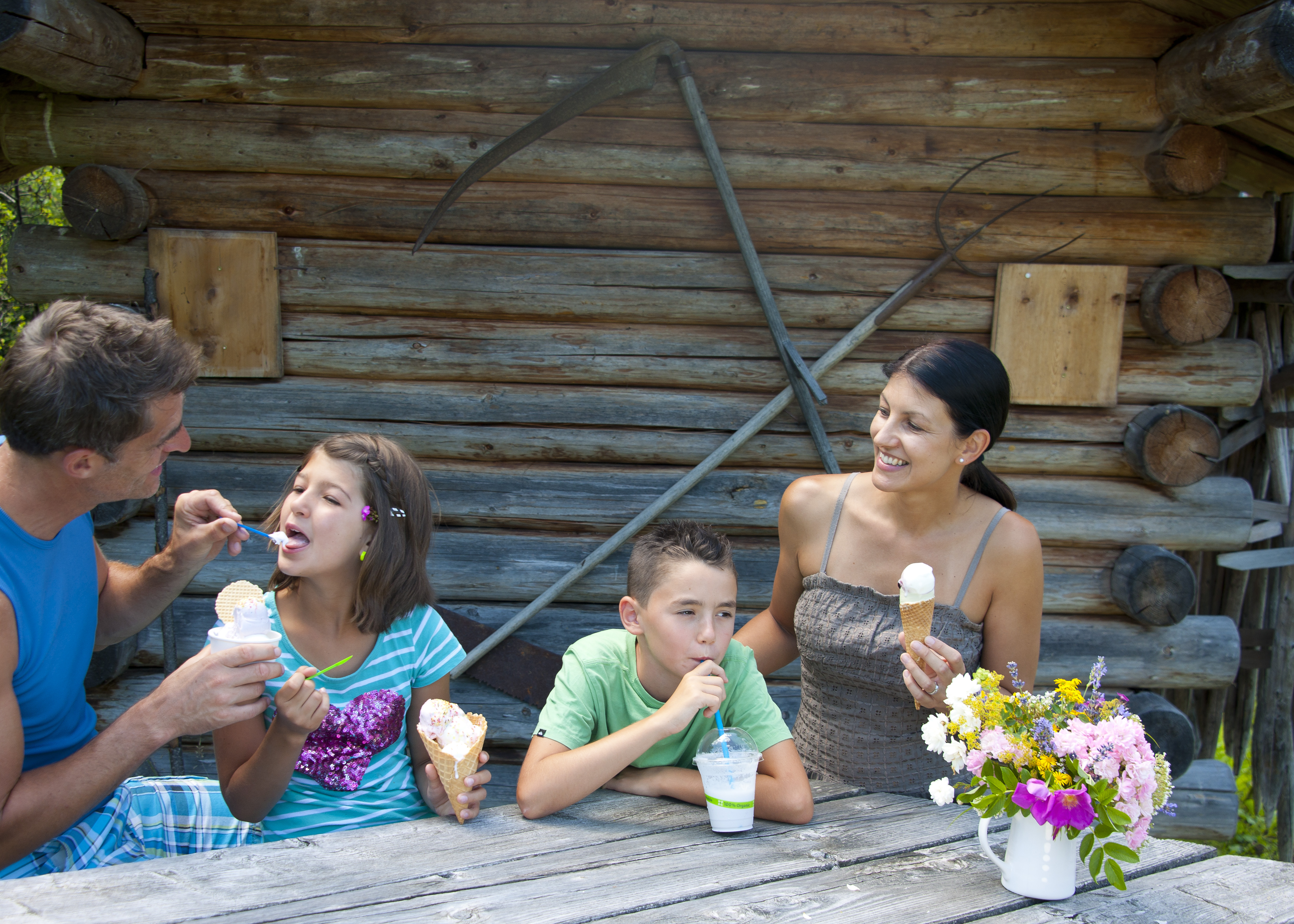 Leckeres Eis aus Ofterschwanger Milch - Hörnerdörfer im Allgäu