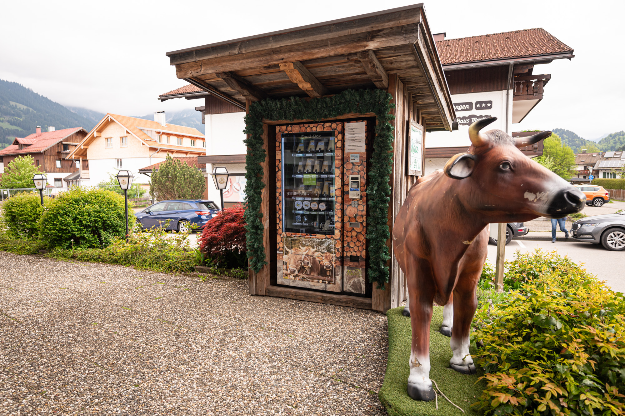 Lebensmittelautomaten in den Hörnerdörfern