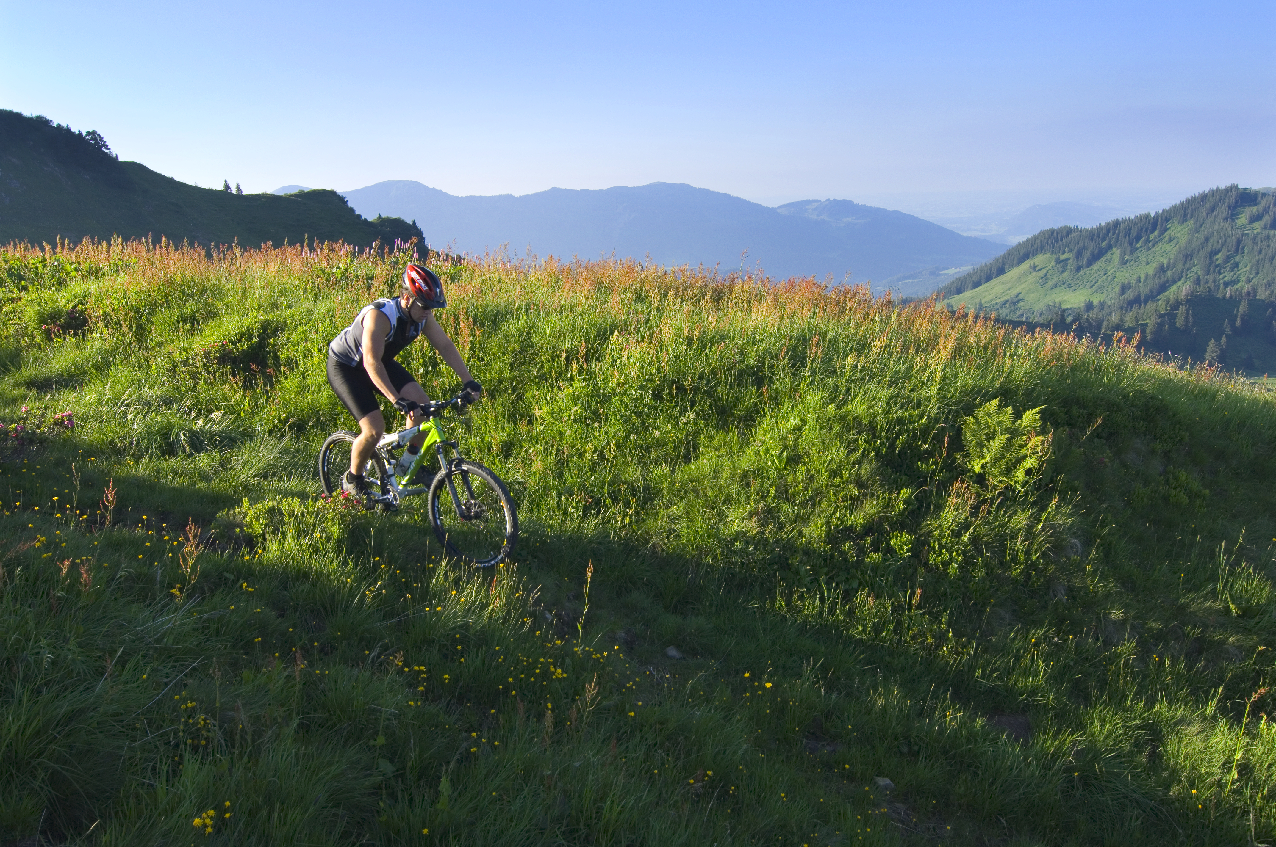 Herrliche Radtour durch die Hörnerdörfer Landschaft im Allgäu
