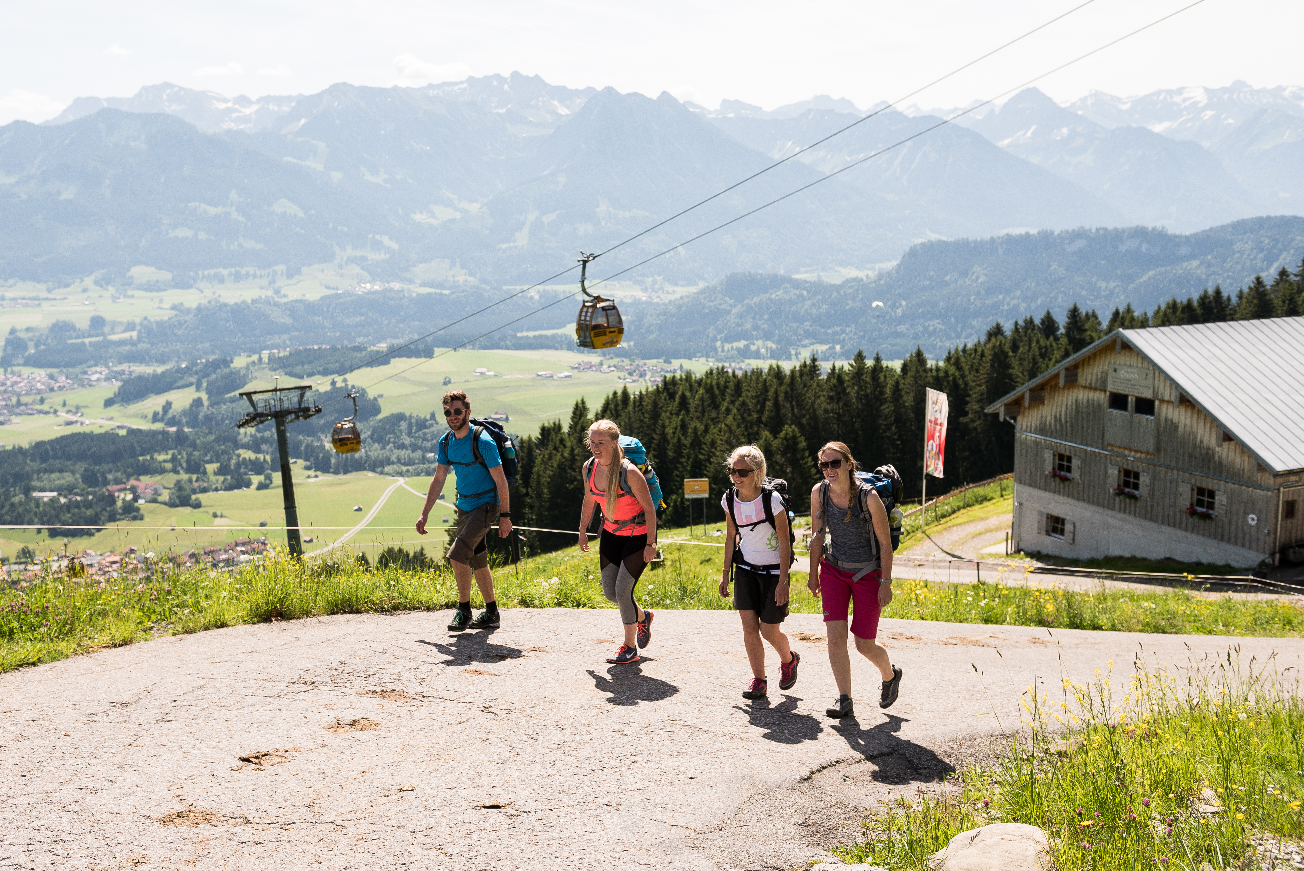 Wandern an der Hörnerbahn in Bolsterlang - Hörnerdörfer im Allgäu