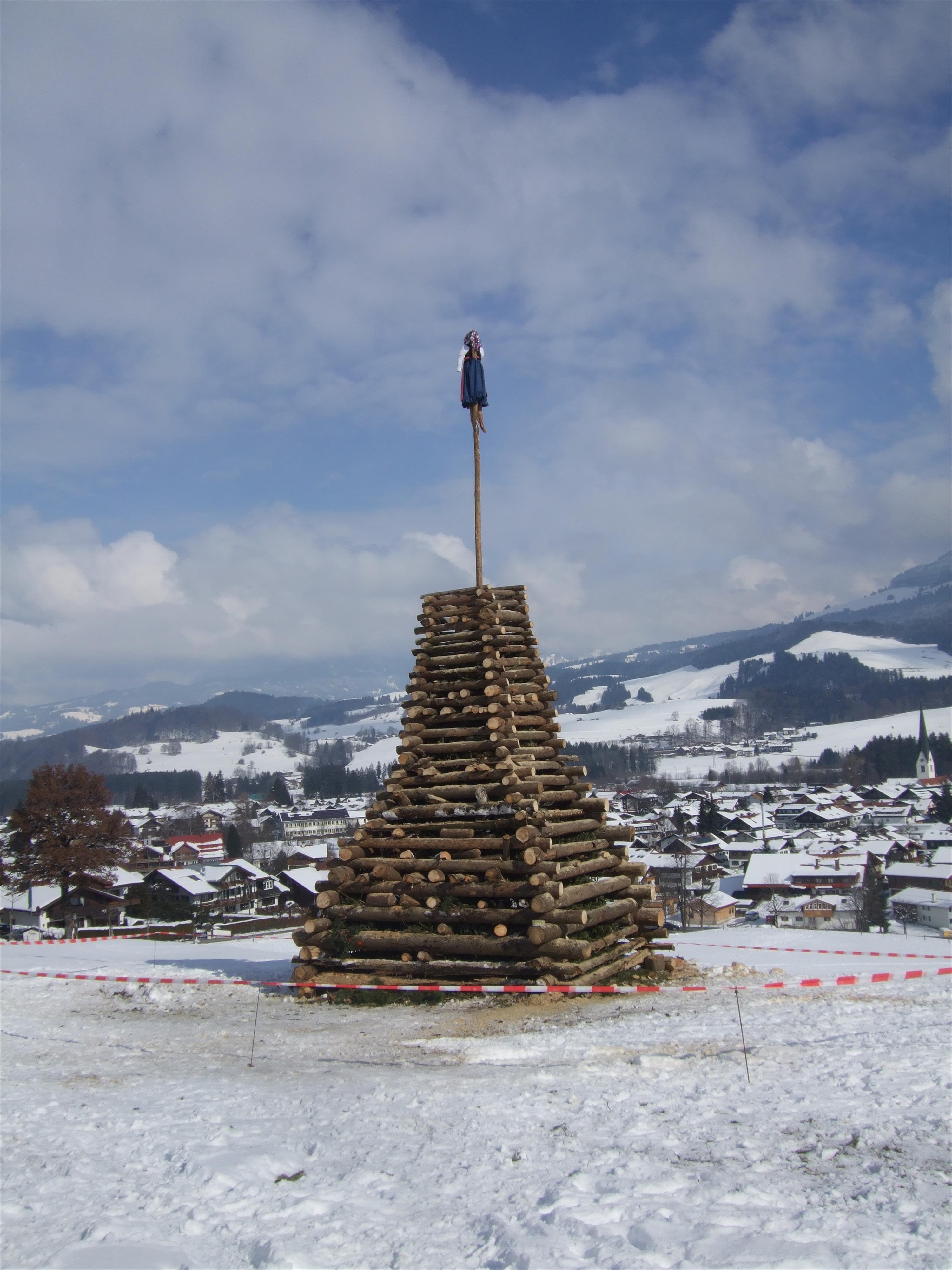 Funken in Fischen Maderhalm - Hörnerdörfer im Allgäu
