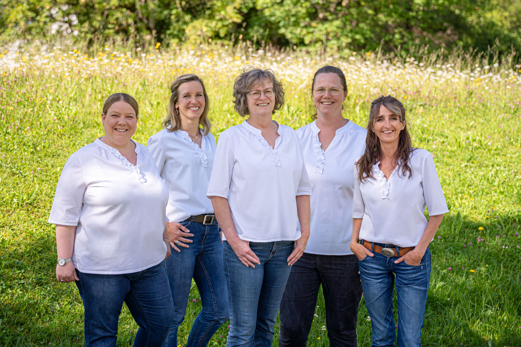 Team der Tourismus Hörnerdörfer im Allgäu, Gästeinformation Fischen, Katrin Schmeiser, Jacqueline Peters, Birgit Molocher, Annemarie Brandmair, Sindja Fröhlich