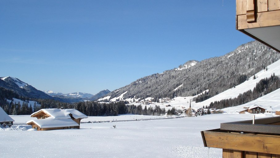 Ferienwohnung Bergheimat - Aussicht im Winter, © Stephanie Holzmann