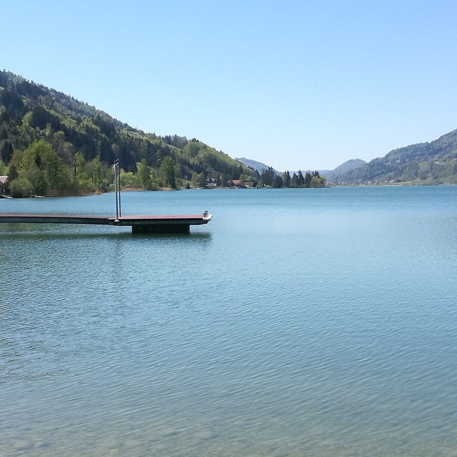 Der Alpsee bei Immenstadt im Allgäu