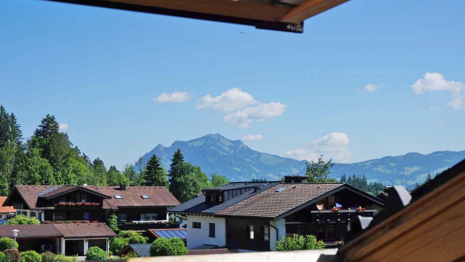 Ferienwohnung Wollgras - Aussicht, © Haus Obermaiselstein