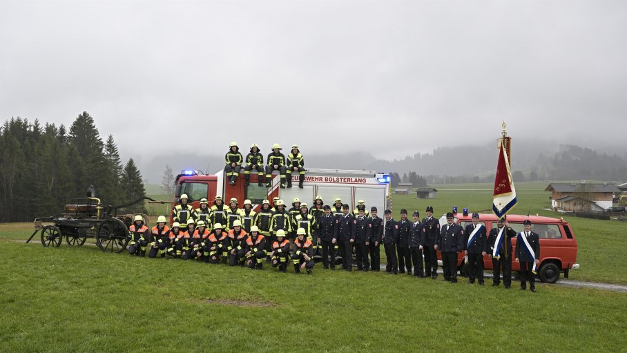 Die Mannschaft der Feuerwehr Bolsterlang, © Feuerwehr Bolsterlang