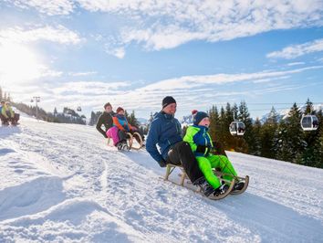 Rodeln im Skigebiet Ofterschwang Gunzesried