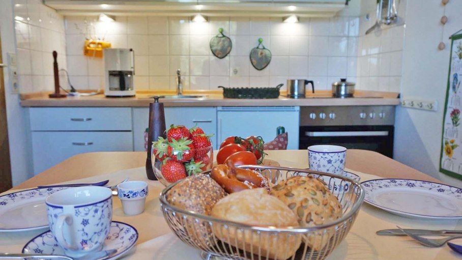 Ferienwohnung Wollgras - Küche, © Haus Obermaiselstein