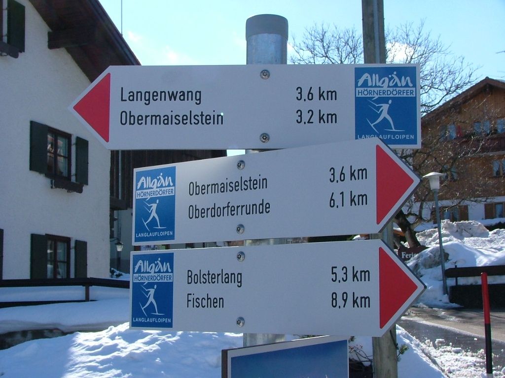 Loipenbeschilderung
