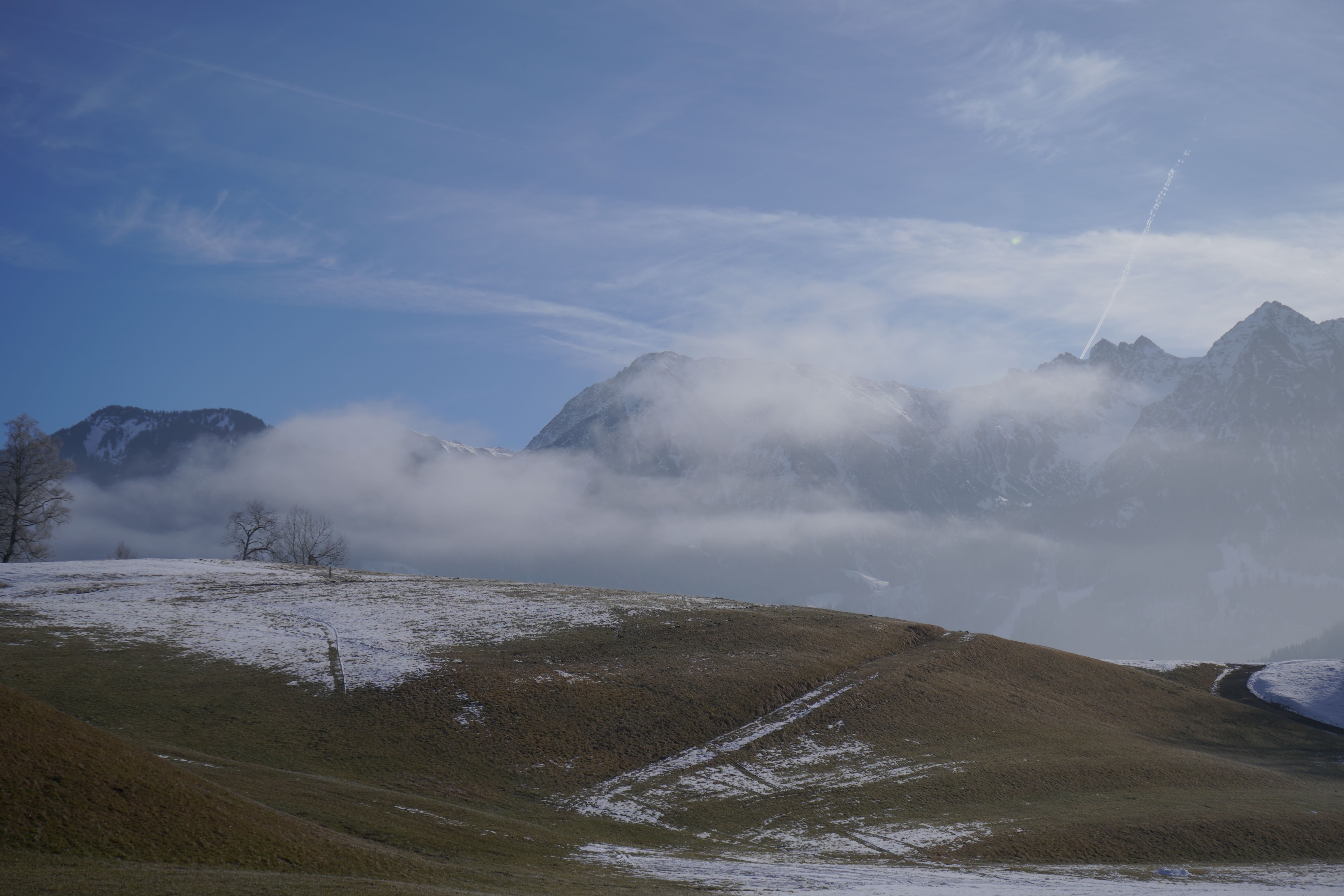 Wandern im Winter - mit und ohne Schnee - Obermaiselstein