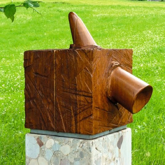 Installation Wandertrilogie:: Ortswürfel Fischen