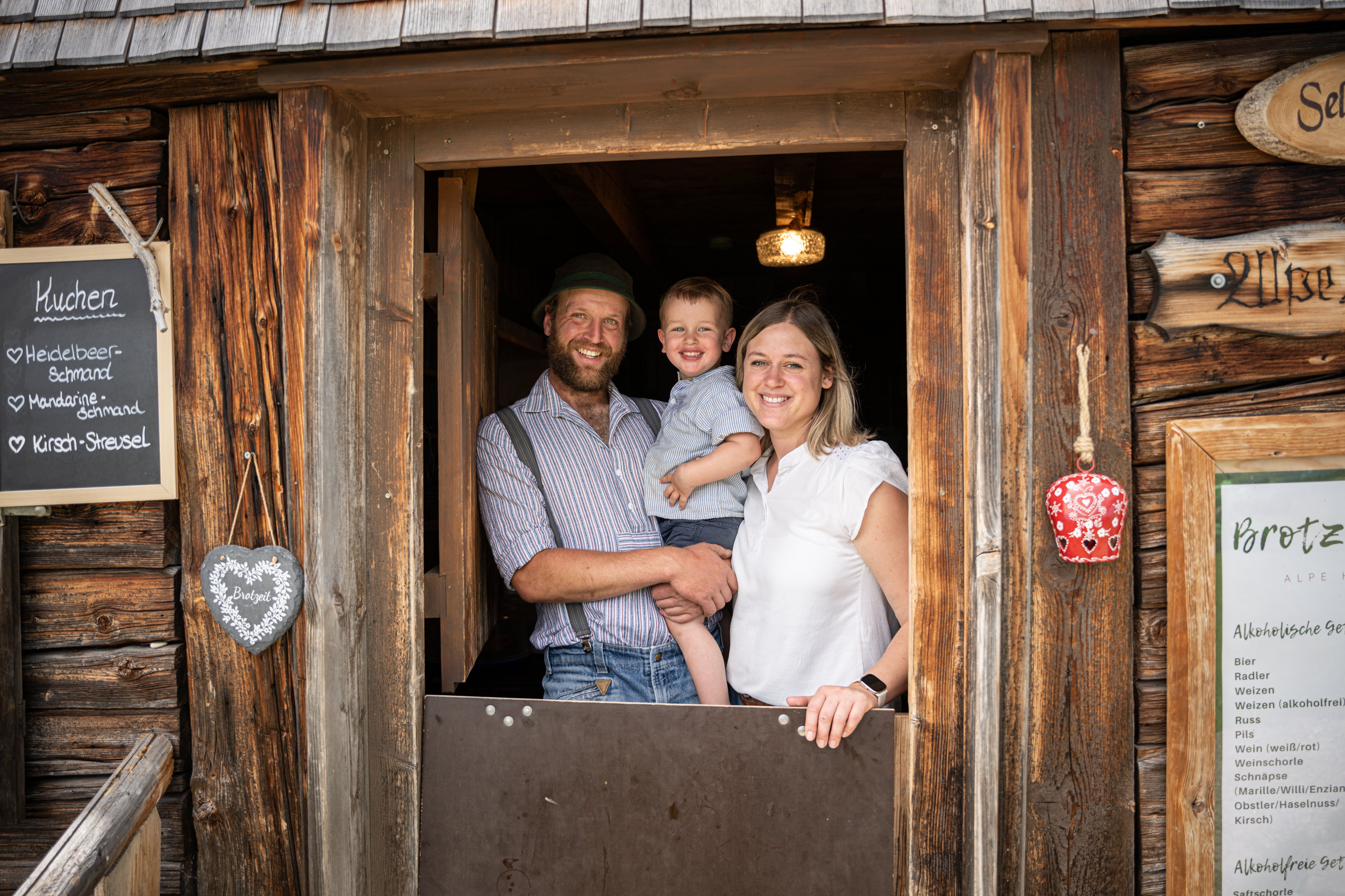 Ihre Gastgeber auf der Alpe Hinteregg