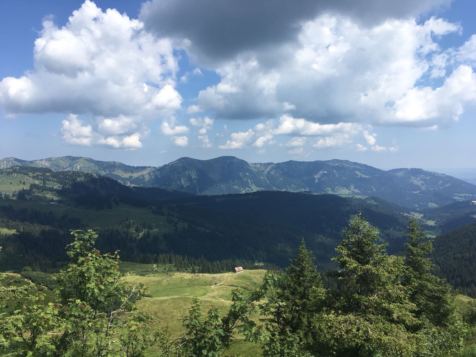 Aussicht vom Ochsenkopf bei Bolsterlang