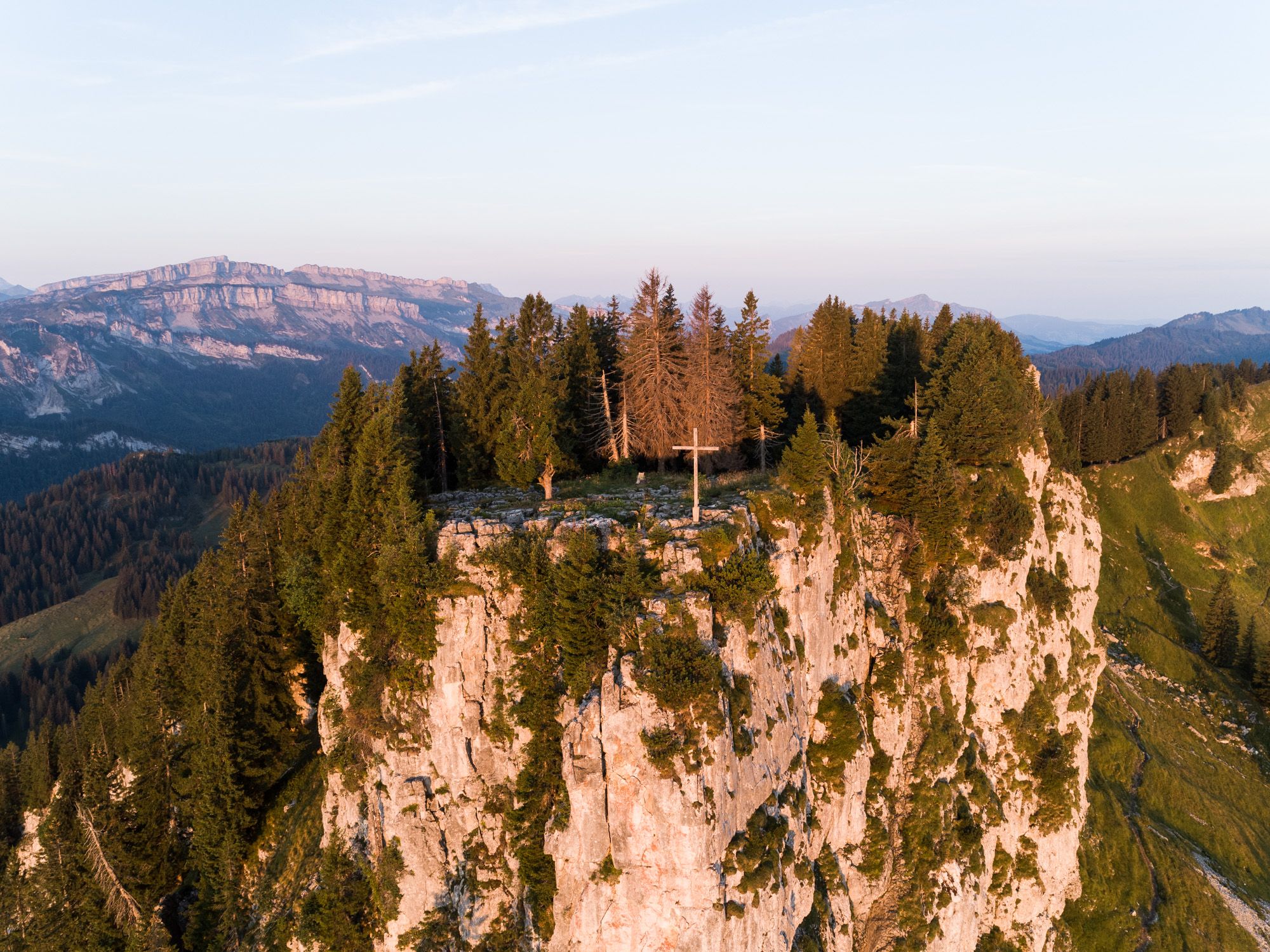 Blick auf den Besler bei Obermaiselstein im Allgäu
