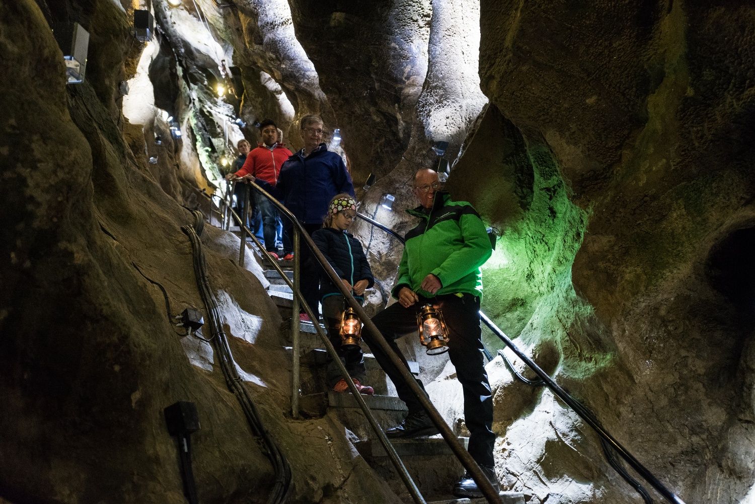 In der Sturmannshöhle bei Obermaiselstein im Allgäu
