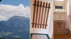 Ausblick vom Balkon, Garderobe , Dusche/WC/Waschb., © Gästehaus Koch