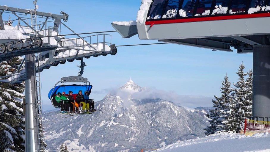 Skigebiet Ofterschwang-Gunzersied - Gipfel 6er, © Tourismus Hörnerdörfer, ProVisionMedia