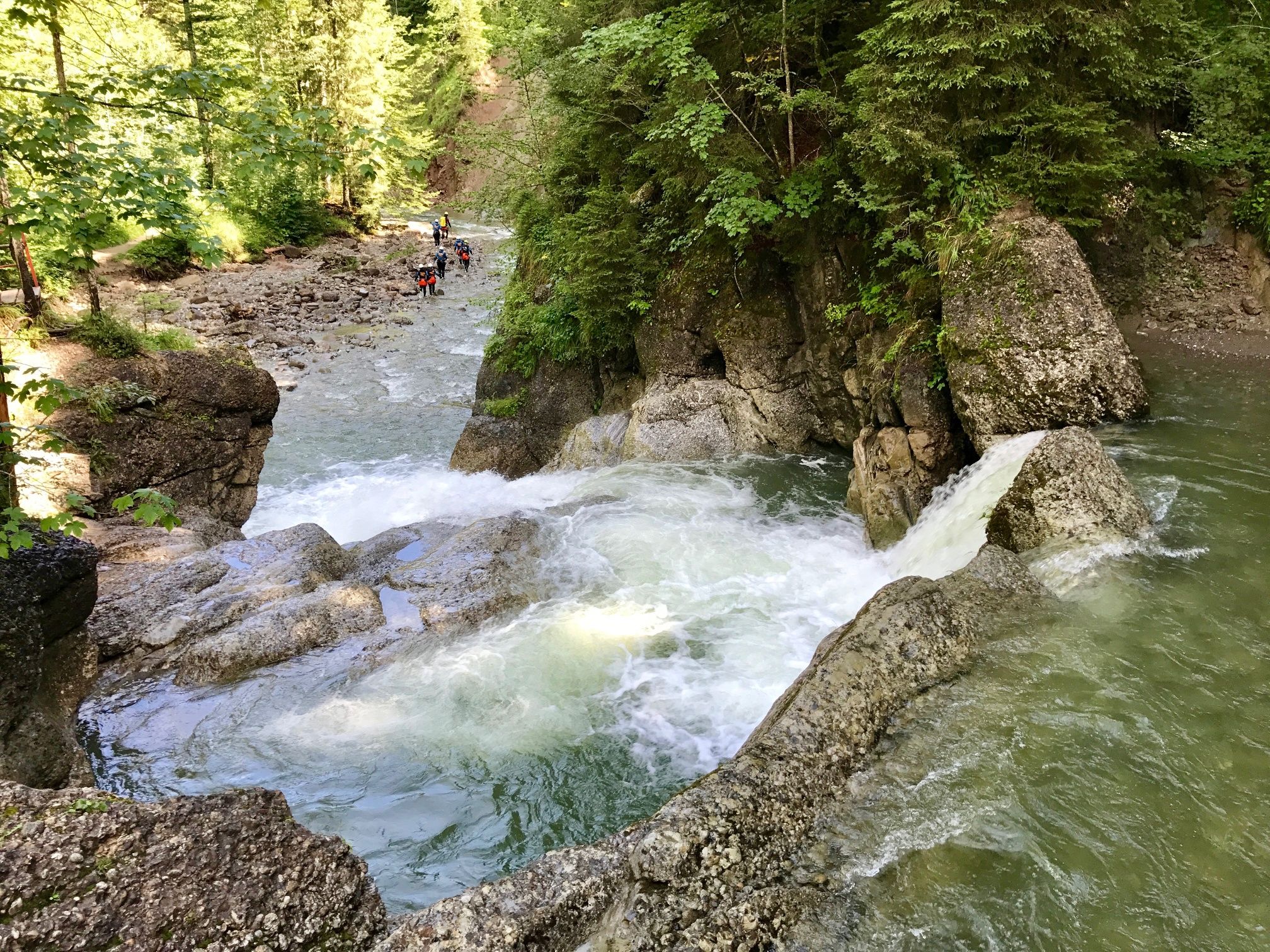 Wasserfall im wildromantischen Ostertobel