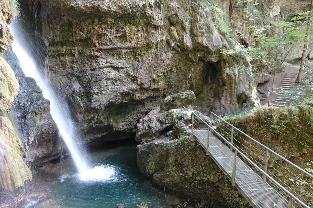 Hinanger Wasserfall im Allgäu