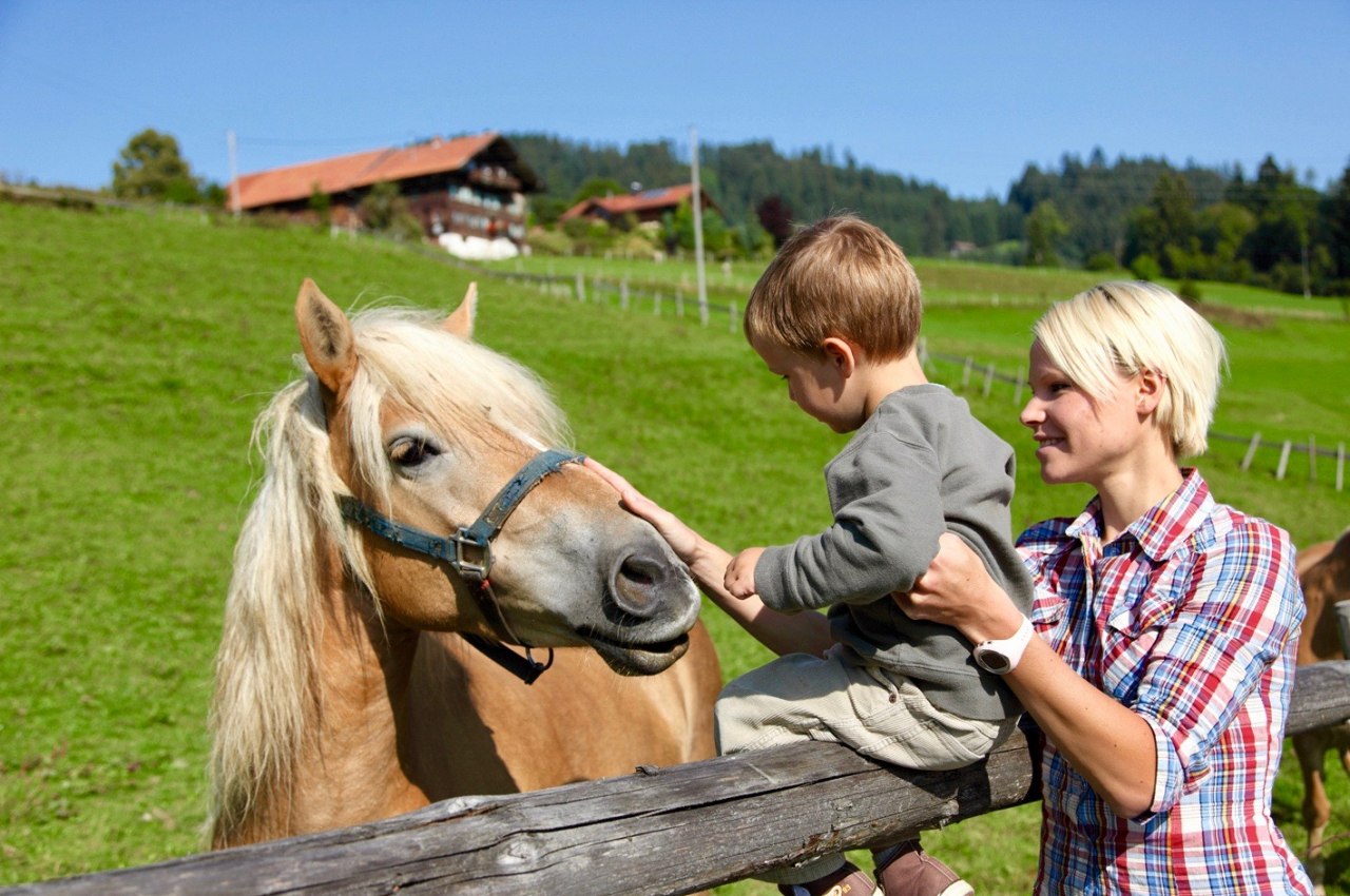 Bauernhofurlaub für Familien in den Allgäuer Hörnerdörfern, © Tourismus Hörnerdörfer / Manfred Felder