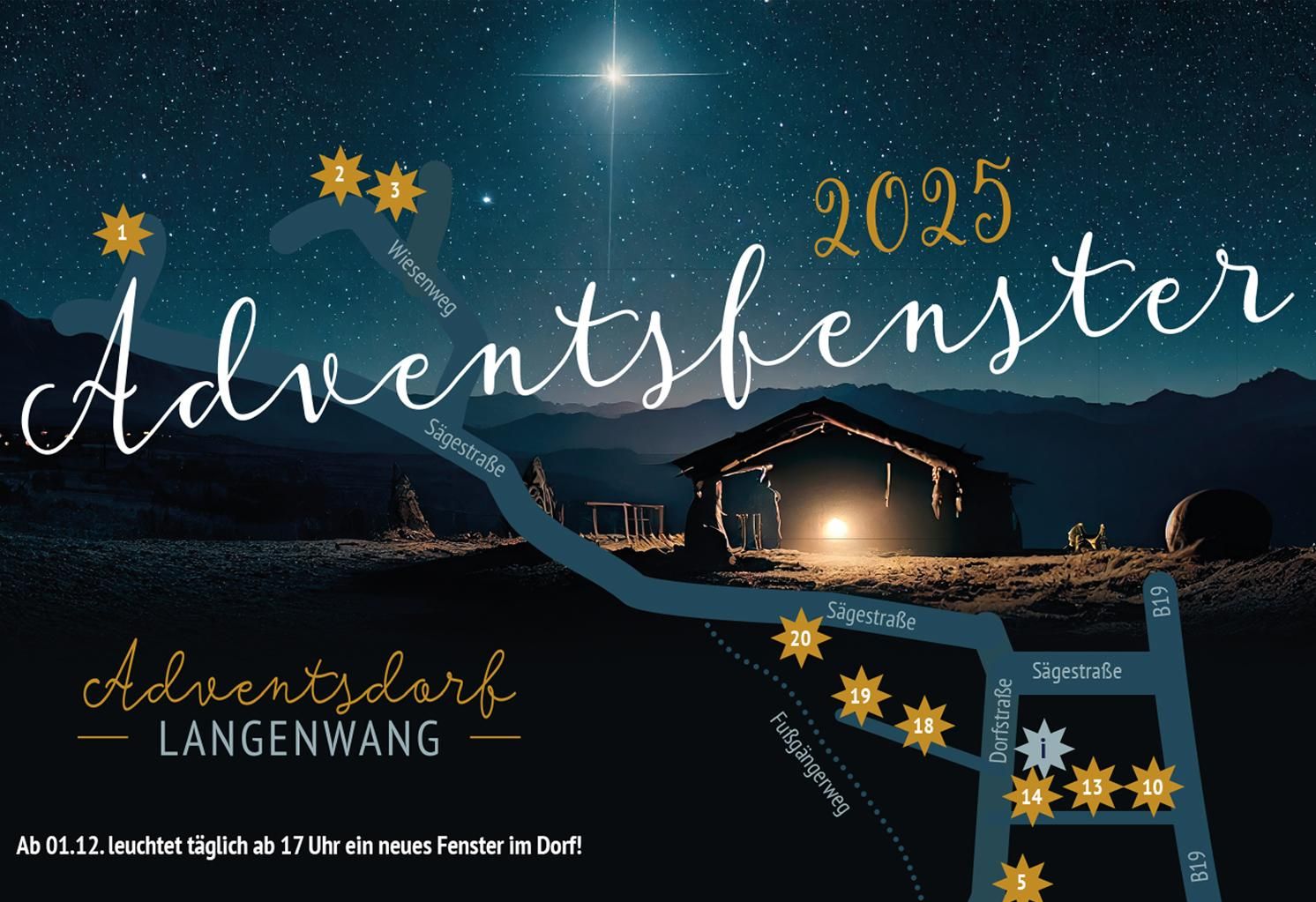 Adventsfenster Langenwang