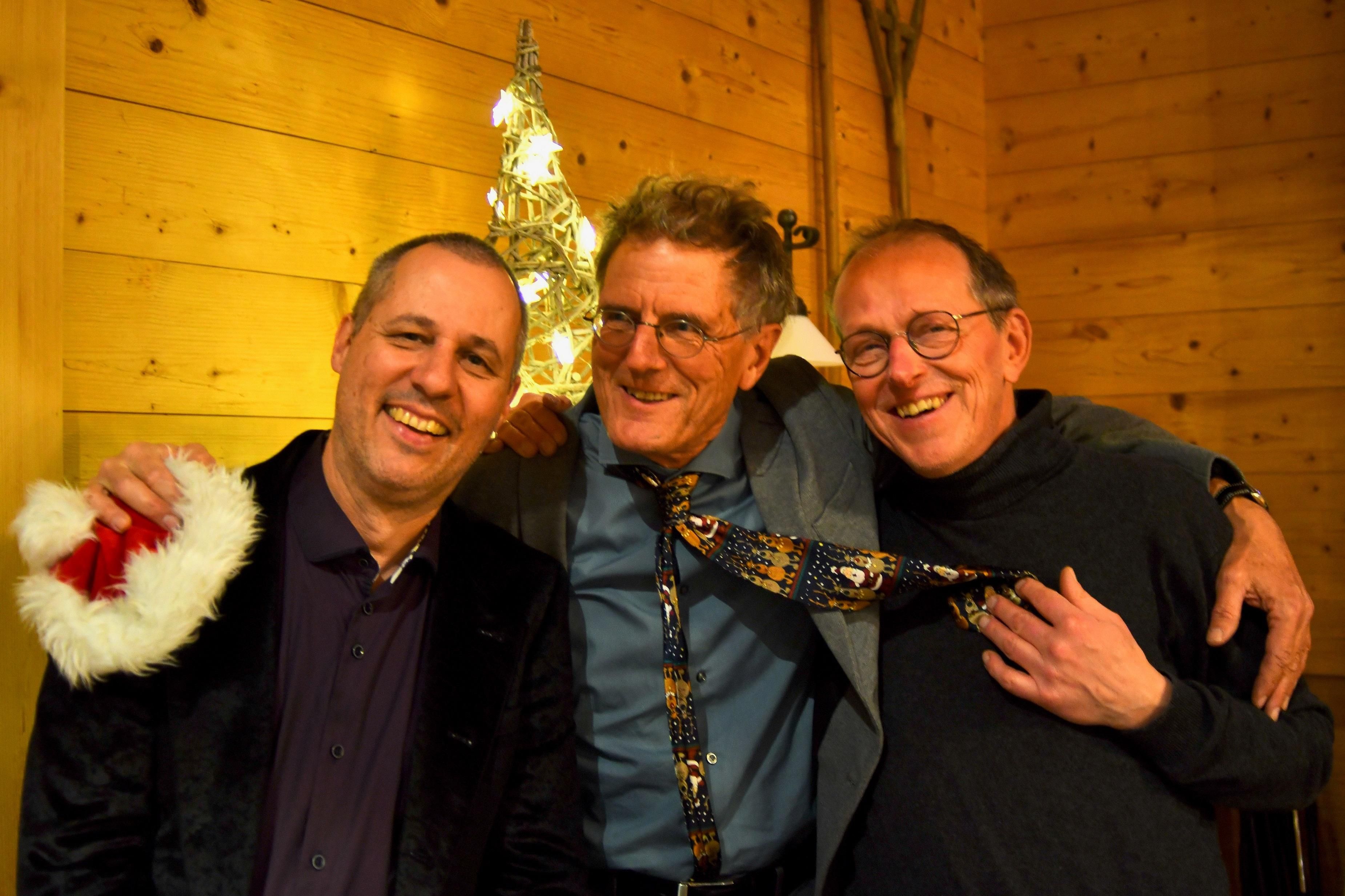 Foto der Jazzgruppe "Triosone", drei Männer.