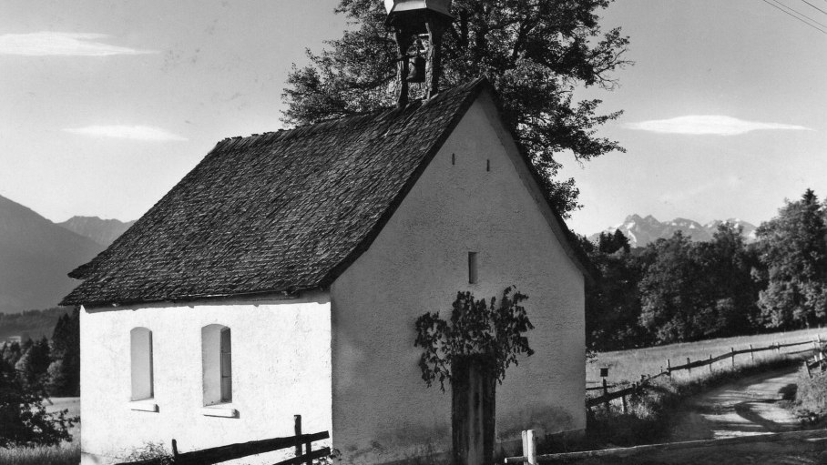 Die Kapelle in Kierwang um 1950, © Ch. Feldmann