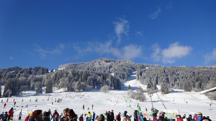 Skifahren und Aprés Ski in Bolsterlang im Allgäu, © Tourismus Hörnerdörfer