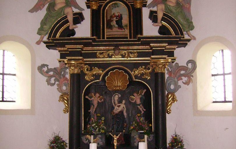 Der Barockaltar in der Kierwanger Kapelle, © Tourismus Hörnerdörfer