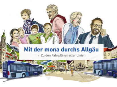 Mona Verkehrsverbund Allgäu, © mona GmbH
