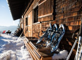 Schneeschuhe auf der Mittelalpe, © Tourismus Hörnerdörfer, F. Kjer